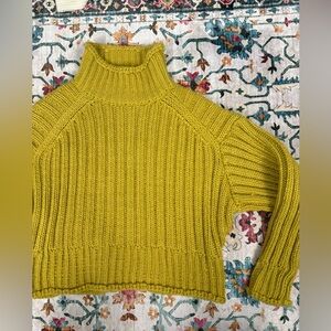 H&M Mustard Turtleneck Sweater